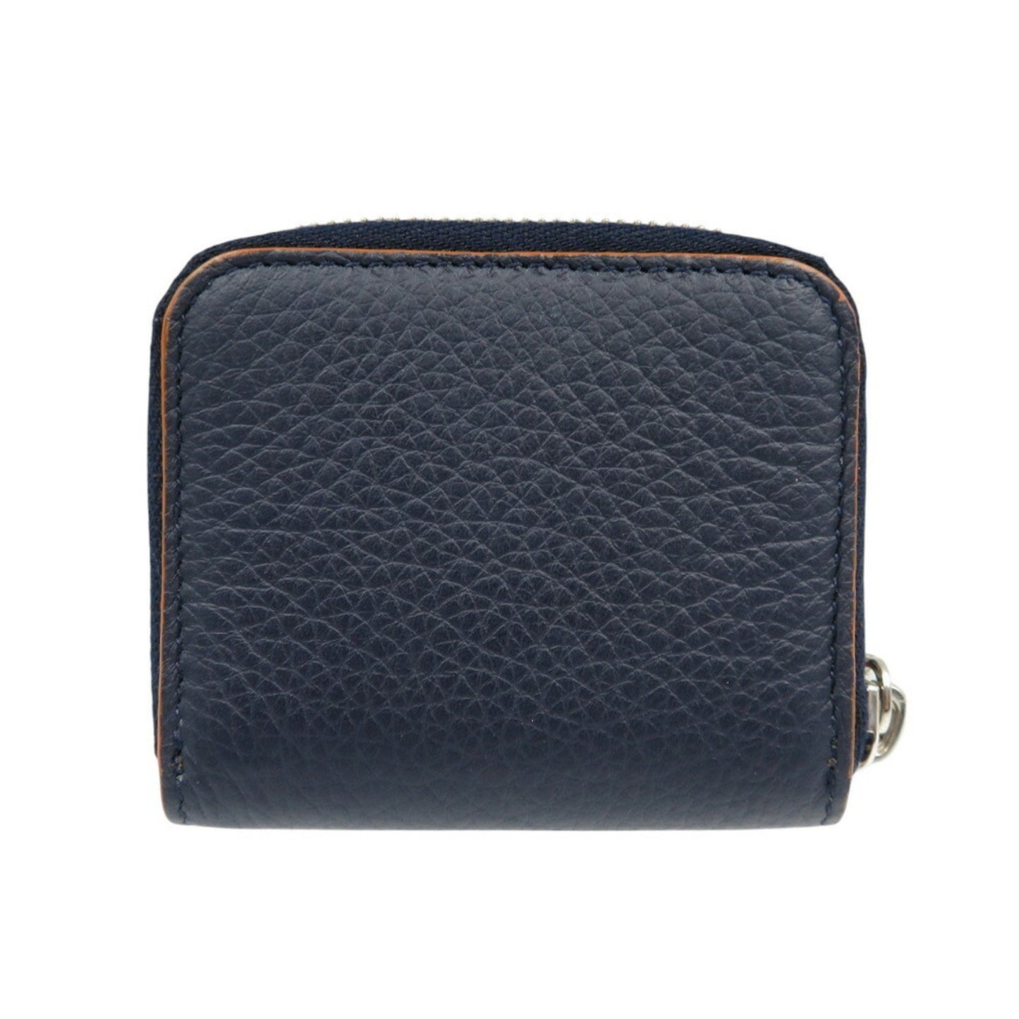 Dior Homme Leather Navy Orange Round Coin Case 0559Dior Homme