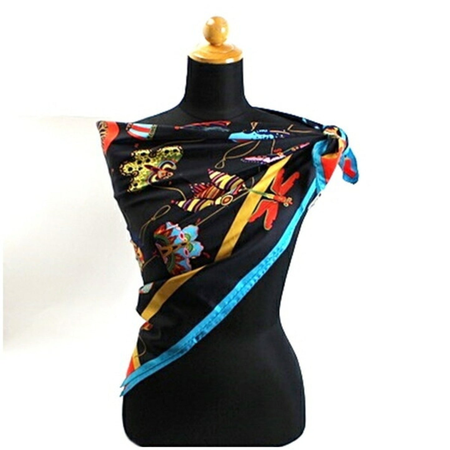 Hermes Scarf Muffler Carre 90 Soies Volantes Silk Dancing In The Sky Hermes