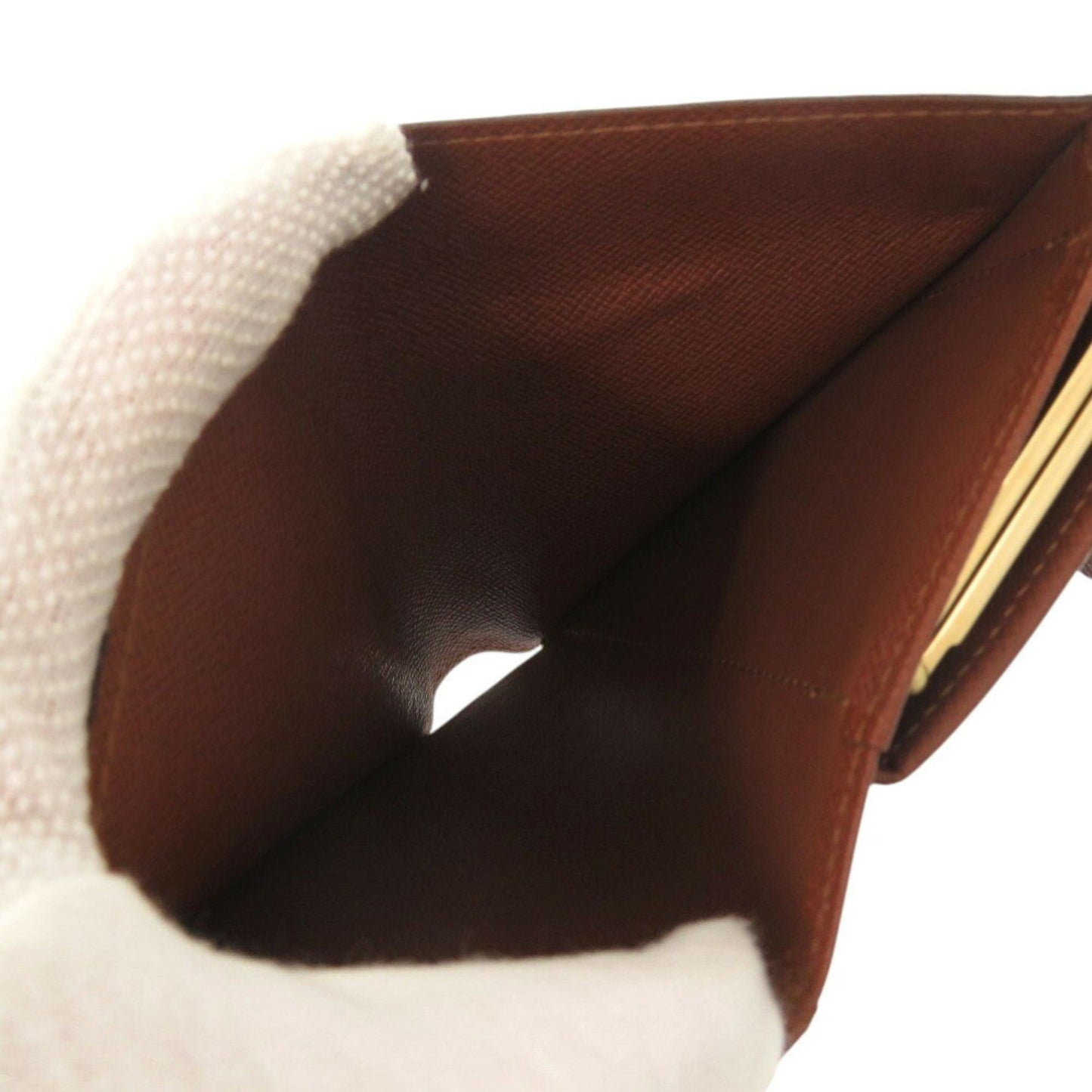 Louis Vuitton Porte Monnaie Bi-Fold Wallet Monogram M61663 Brown Lv 0785Louis Vuitton