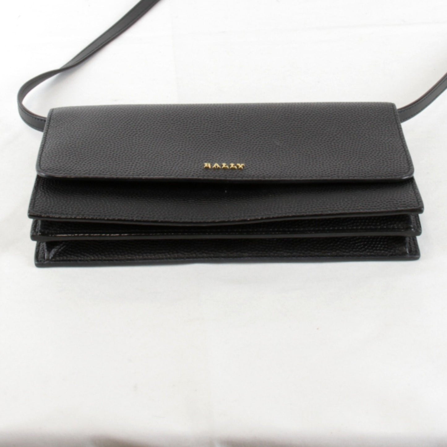 Bally Shoulder Bag Leather Black