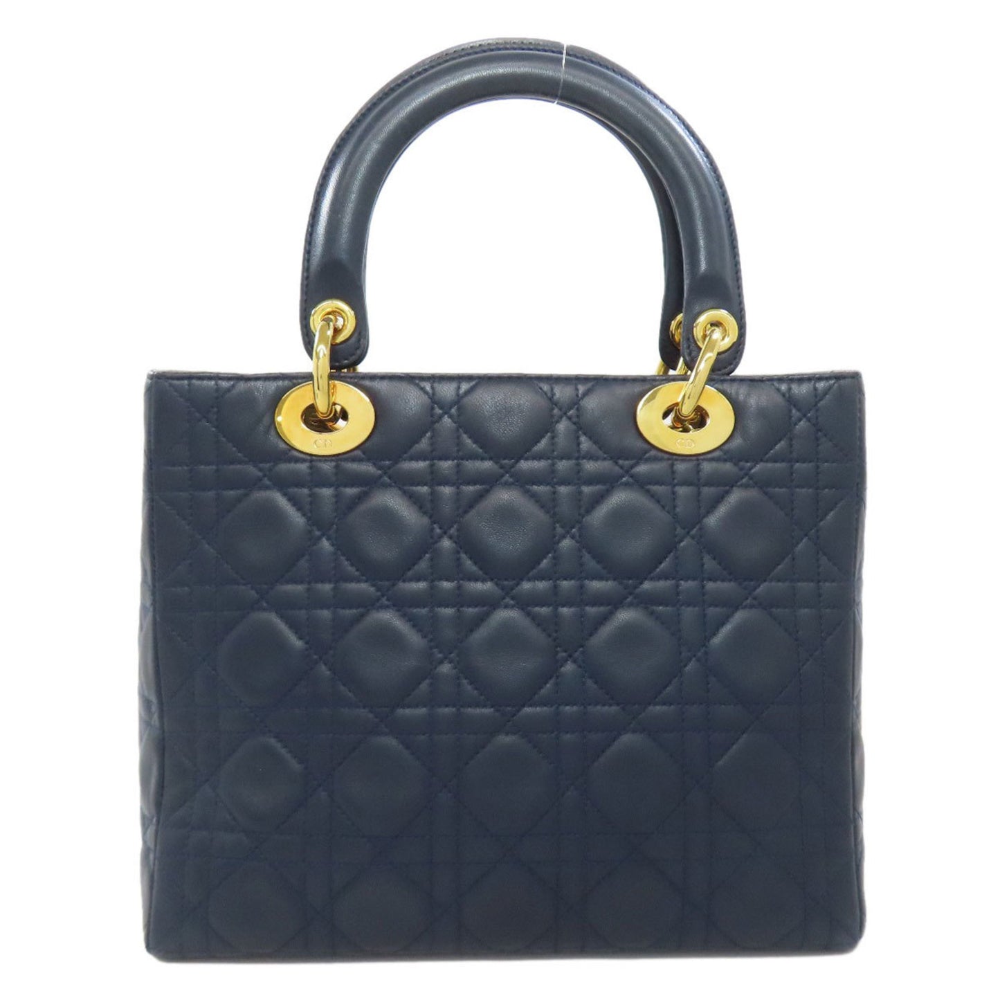 Christian Dior Lady Handbag Calf Leather