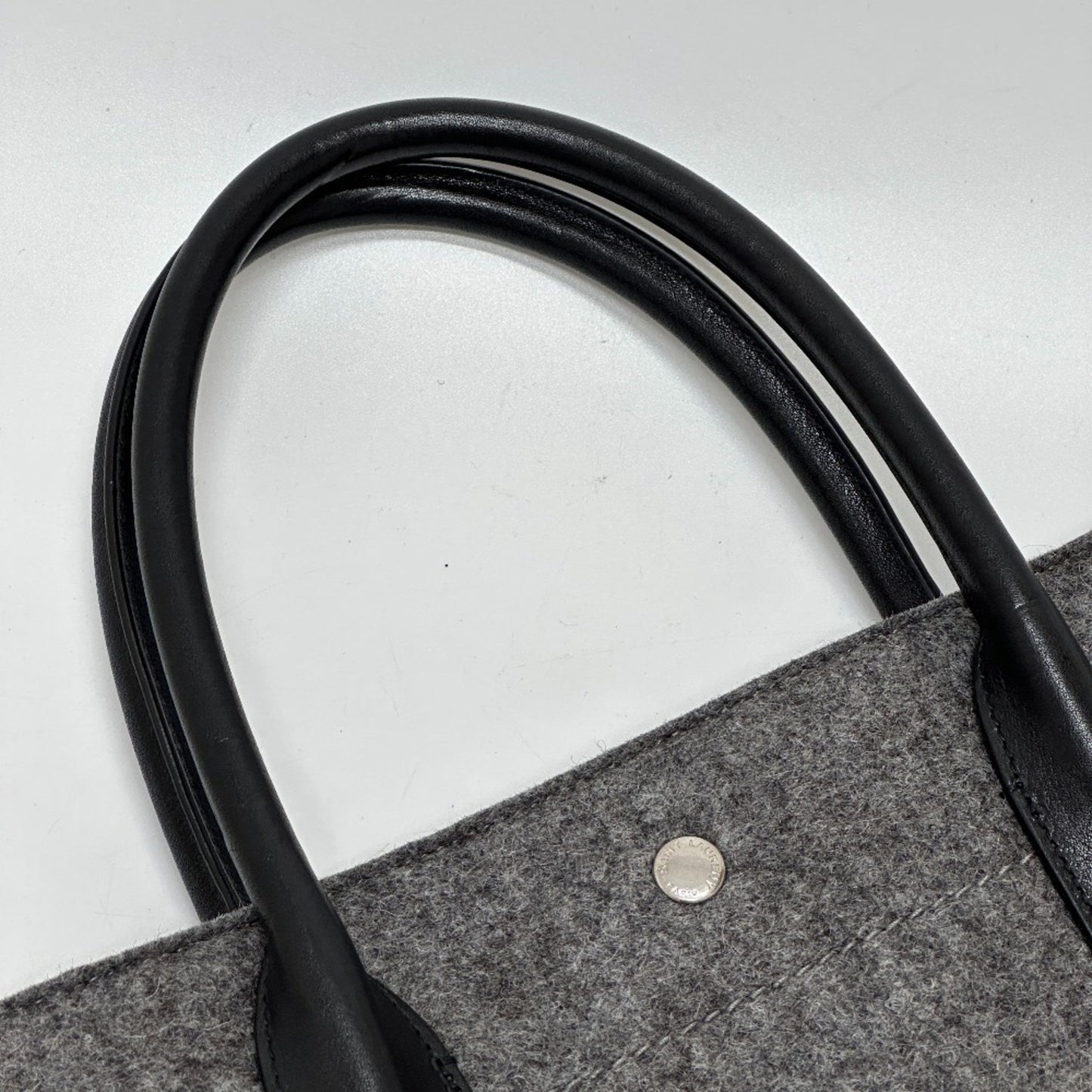 Saint Laurent Paris 632539 Shoulder Bag Hand Bag Bag Tote Bag Gray Black