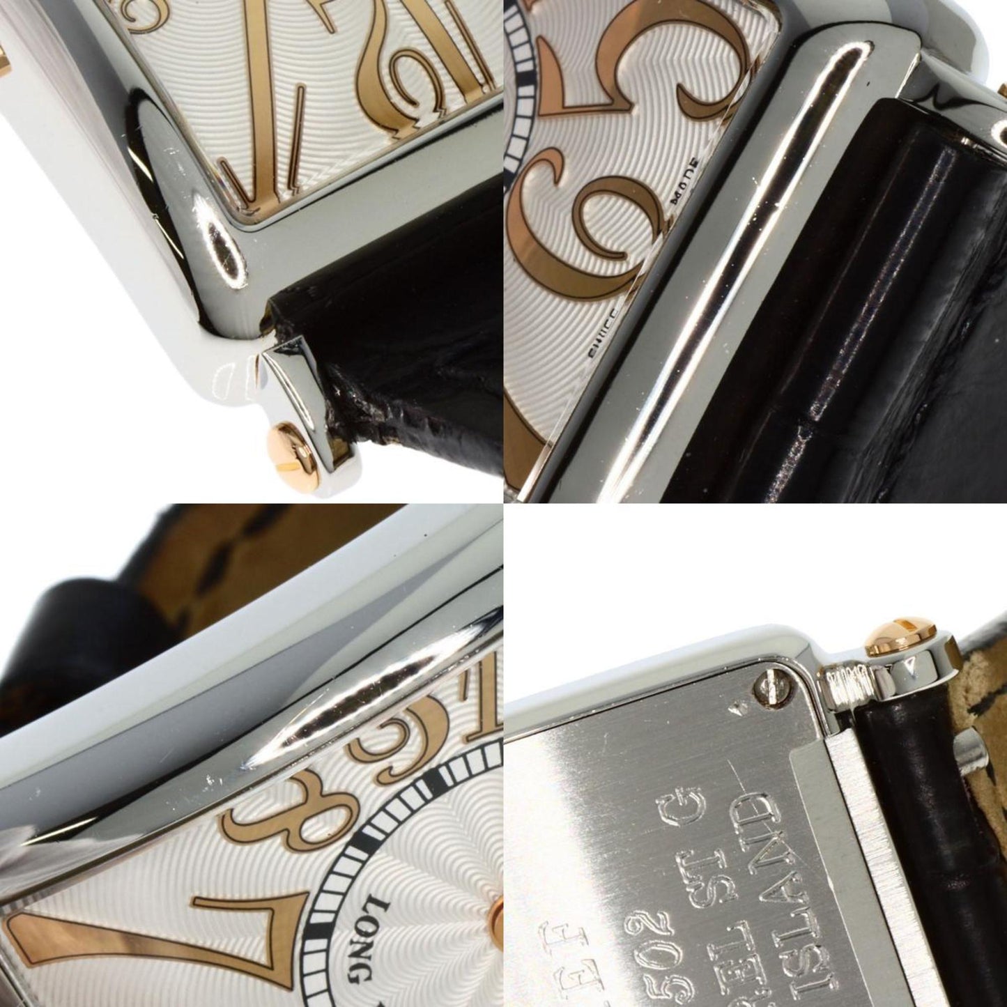 Frank Muller 902Relstg Long Island Watch Stainless Steel Leather