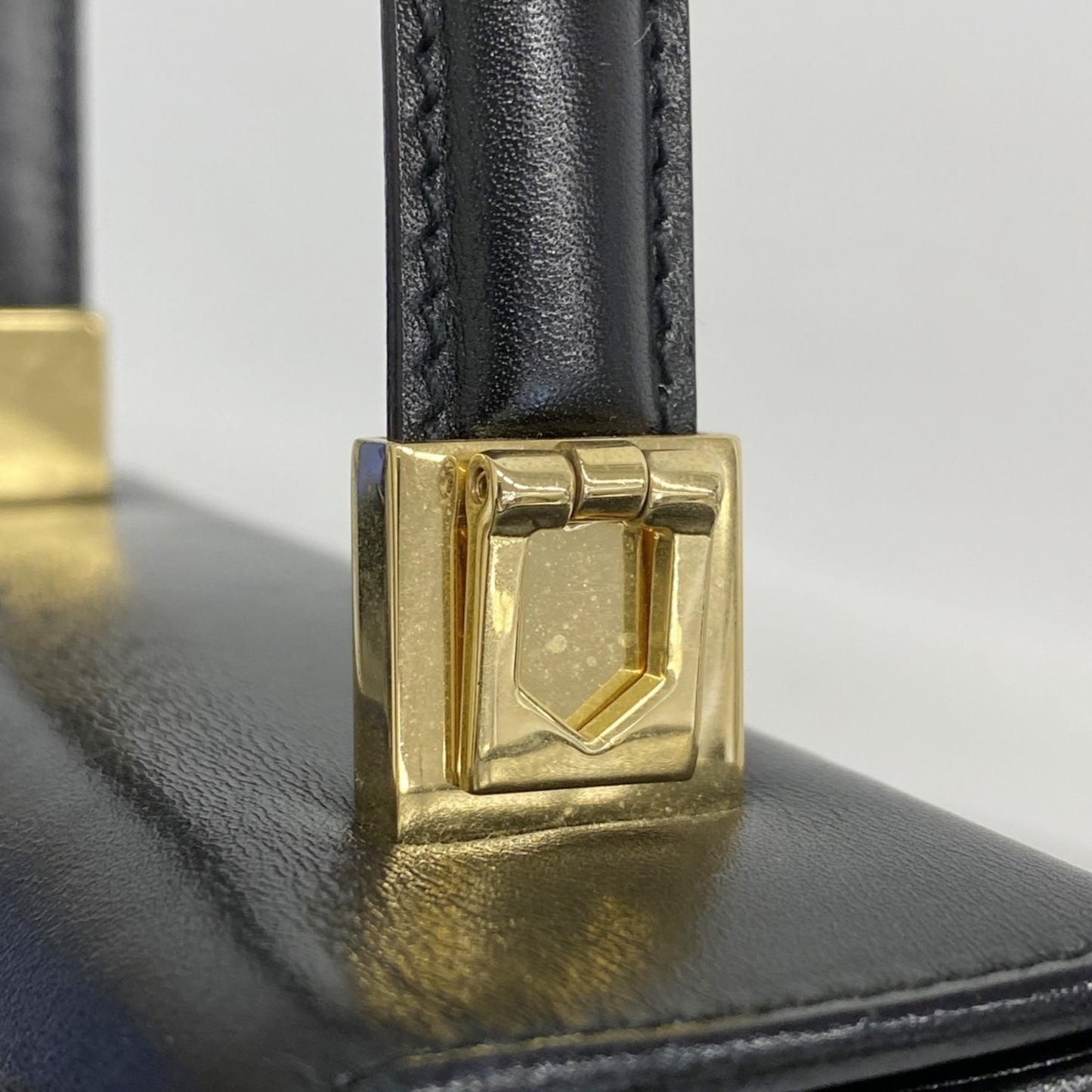 Salvatore Ferragamo Gancini Leather Handbag