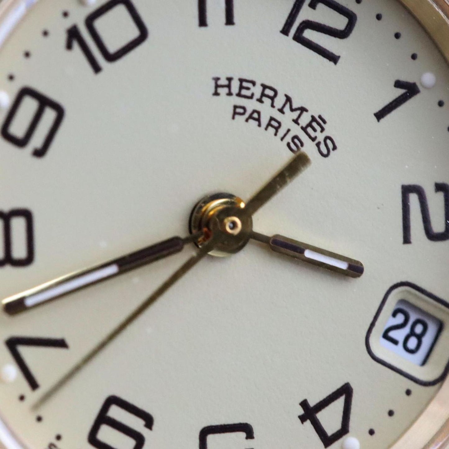 Hermes Clipper Combi Cl4.220 Ssxgp Quartz Watch