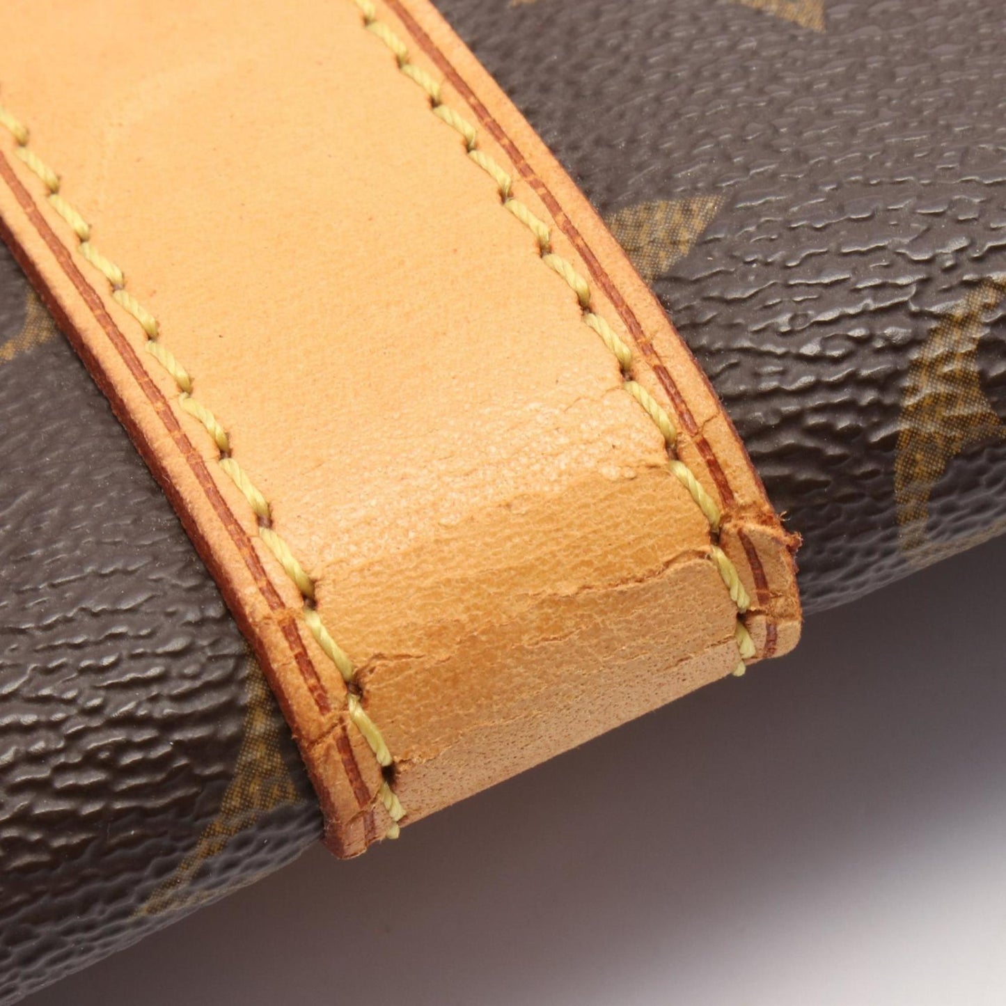 Louis Vuitton Keepall 55 Boston Bag Coated Canvas Leather Monogram