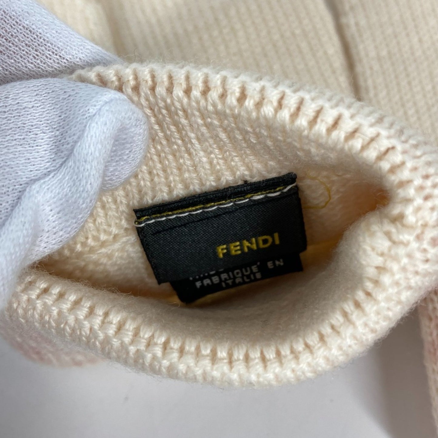 Fendi Zucca Wool Gloves