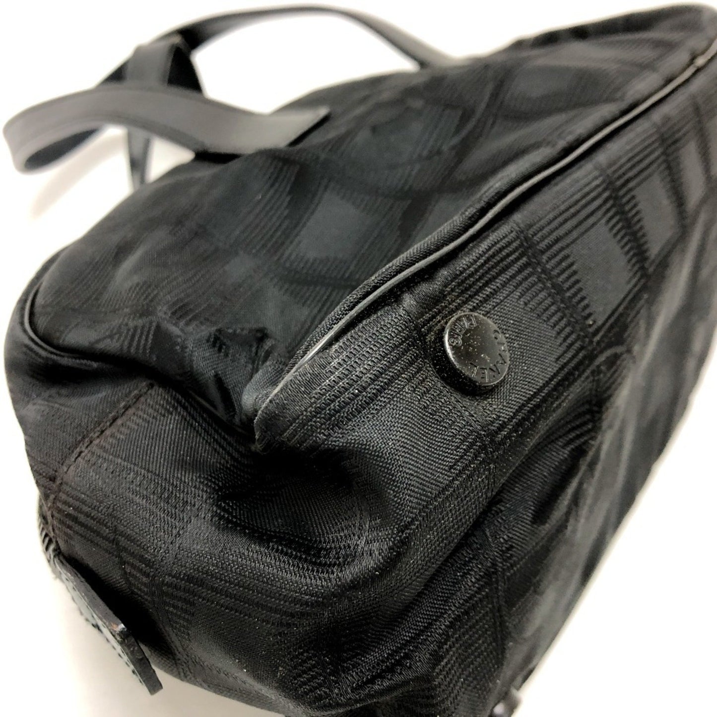 Chanel A15828 New Travel Line Handbag Boston Bag Leather/Nylon