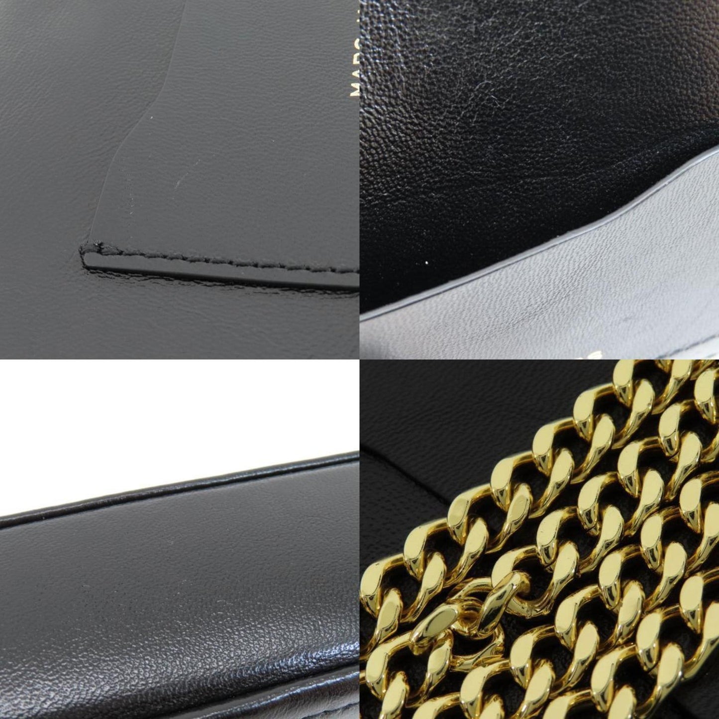 Marc Jacobs Double J Shoulder Bag Leather
