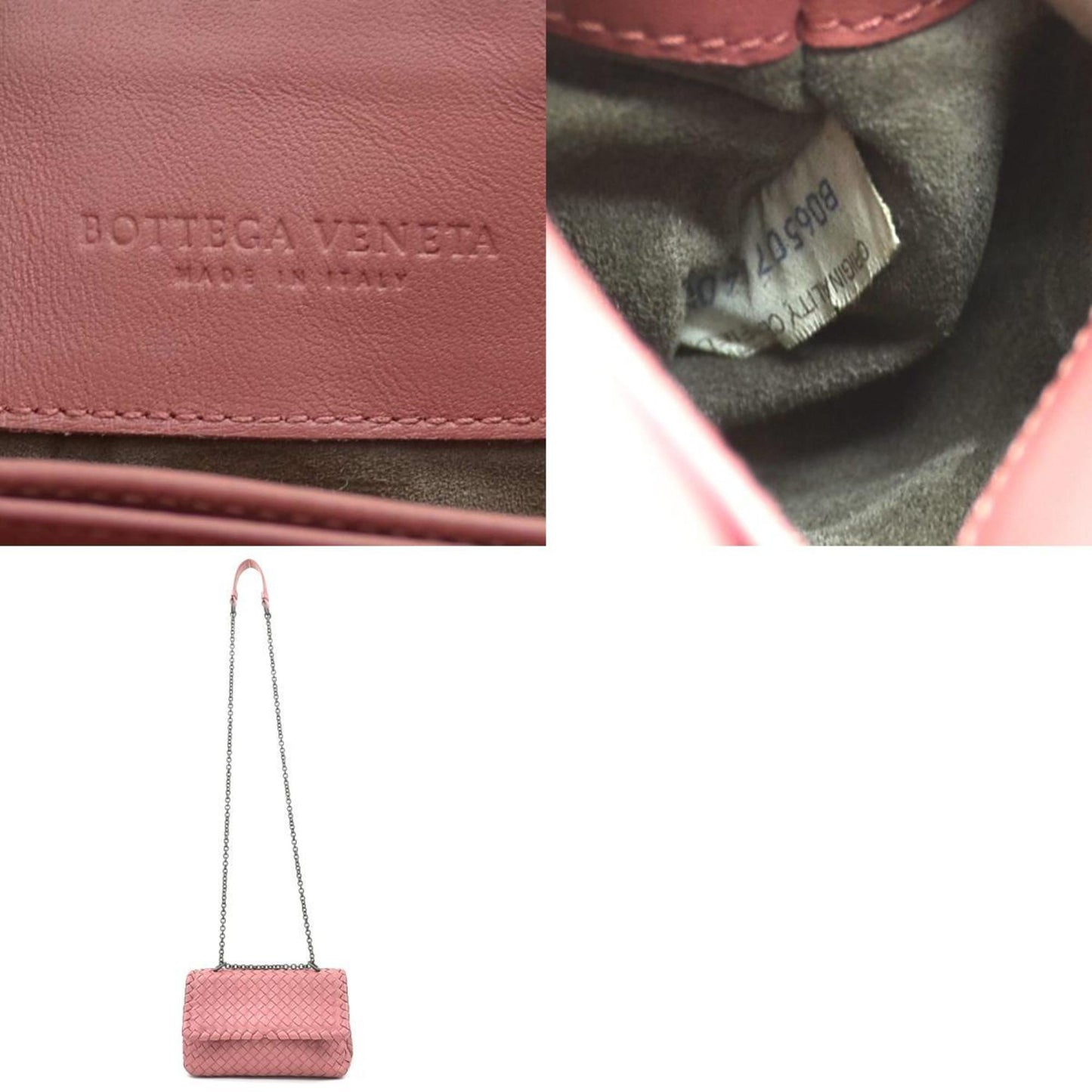 Bottega Veneta Shoulder Bag In Intrecciato Leather And Metal