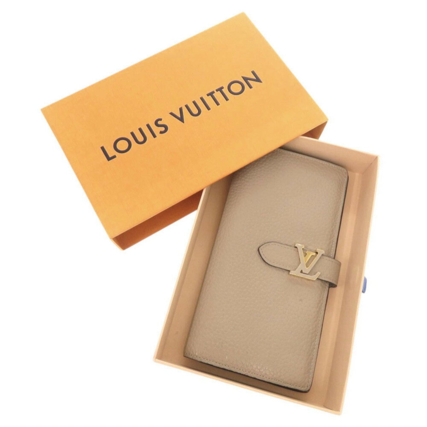 Louis Vuitton Lv Vertical M81367 Ic Chip Taurillon Leather Galle Long Wallet 0818Louis Vuitton