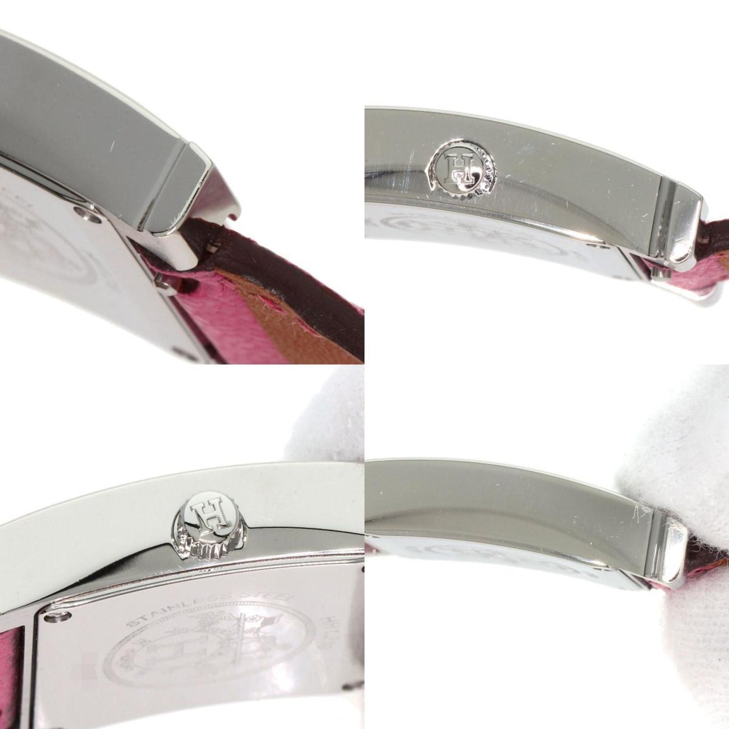 Hermes Hh1.210 H Watch Stainless Steel Leather
