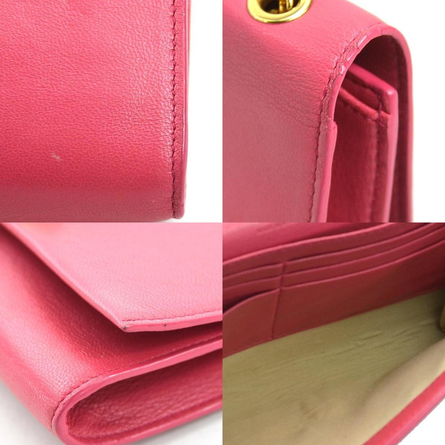 Chlo Chloe Shoulder Bag Leather Pink