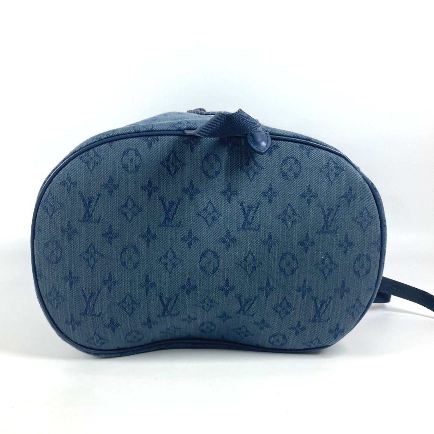 Louis Vuitton M44617 Monogram Denim Chalk Backpack Bag Rucksack Canvas