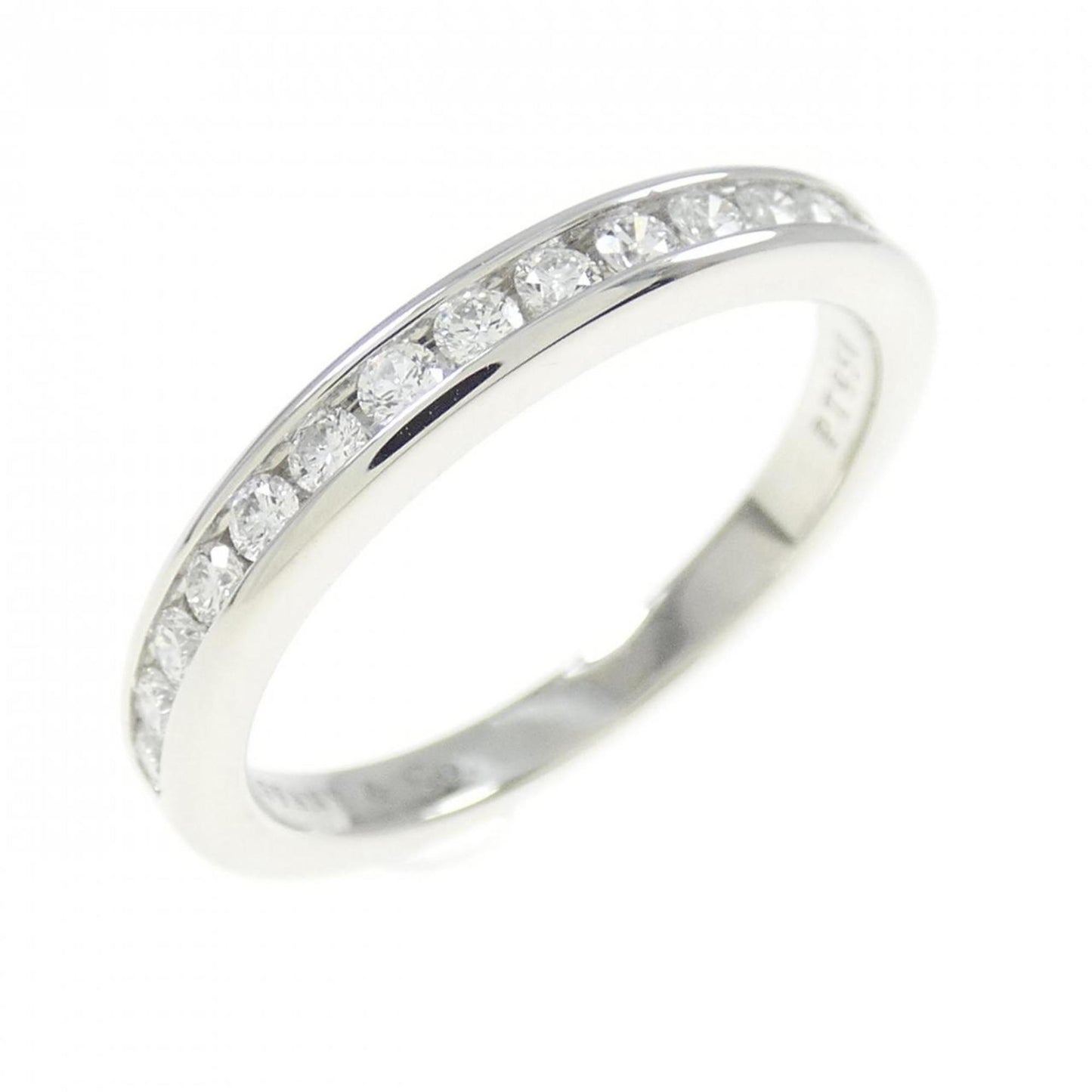 Tiffany Half Circle Channel Setting Ring