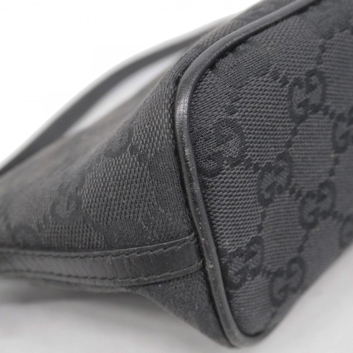 Gucci Gg Canvas Handbag 07198 Black