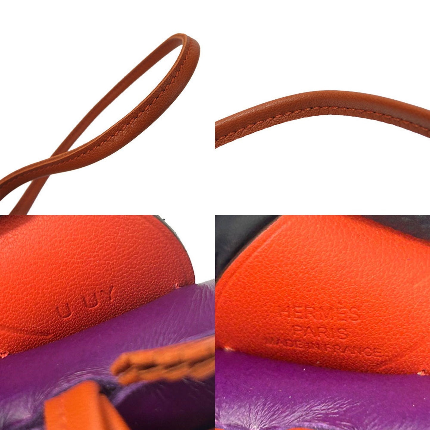 Hermes Rodeo Pm Pegasus Charm Anu Milo Bag Lambskin U Engraved 2022 Violet Purple Accessory