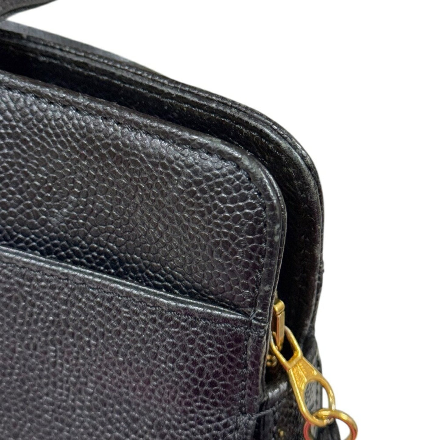 Chanel Handbag Caviar Skin Black