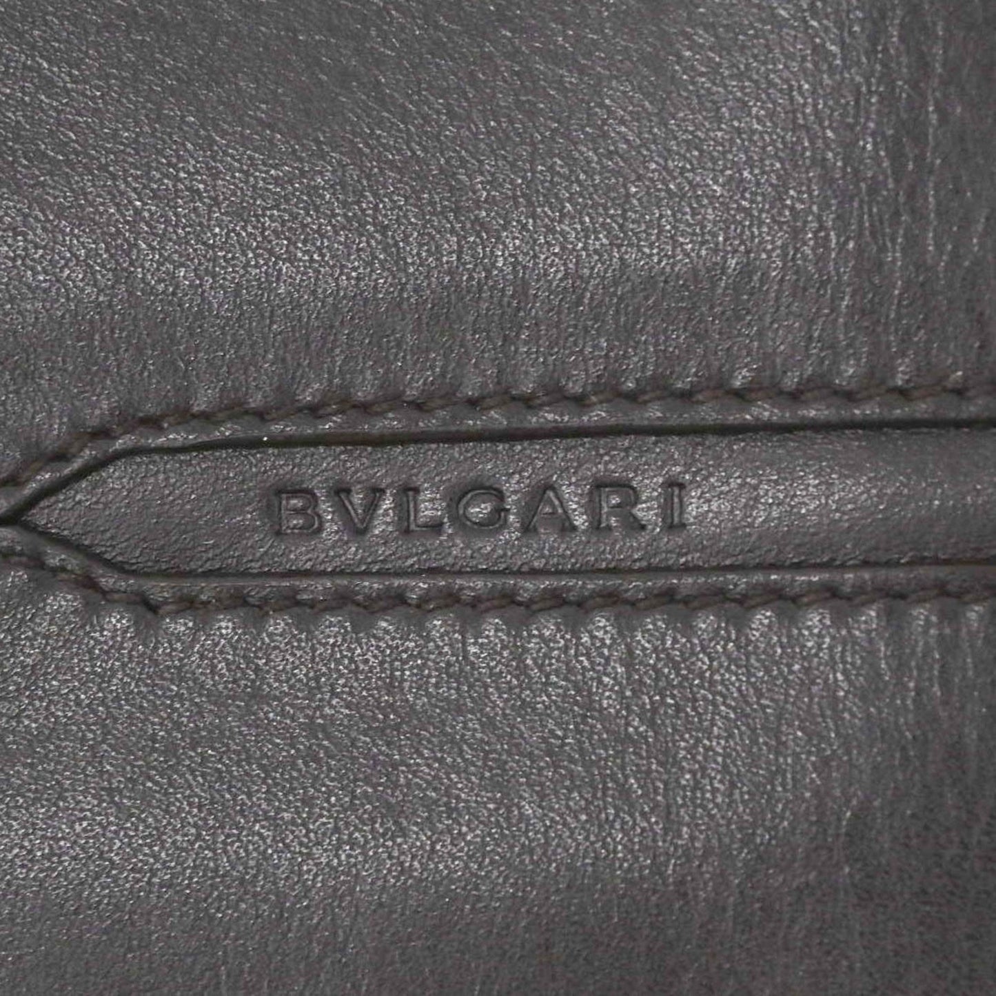 Bvlgari Bulgari Octo Bi-Fold Long Wallet Leather Brown Coin Purse 36966