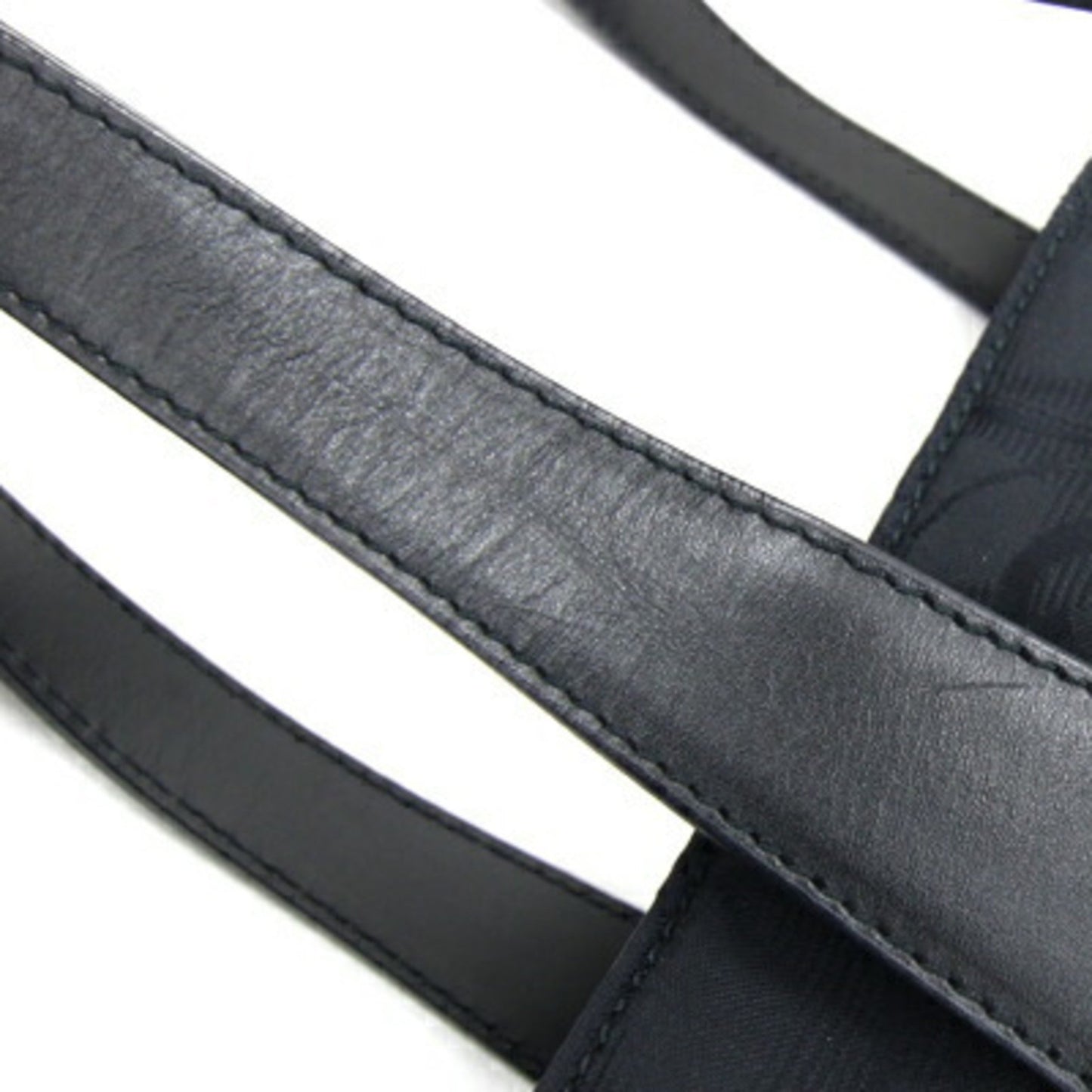 Chanel Tote Bag New Travel Line Gm A15825 Black Nylon Leather Coco Mark