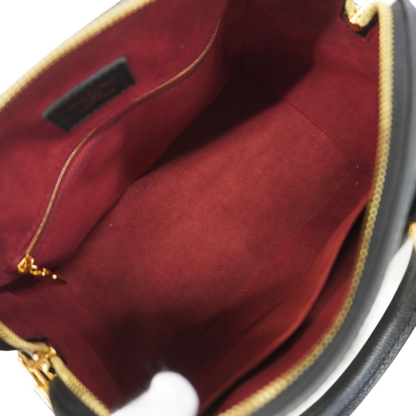 Louis Vuitton Monogram Empreinte Two-Tone Speedy Bandouliere 25 Handbag M58947 Black/Beige