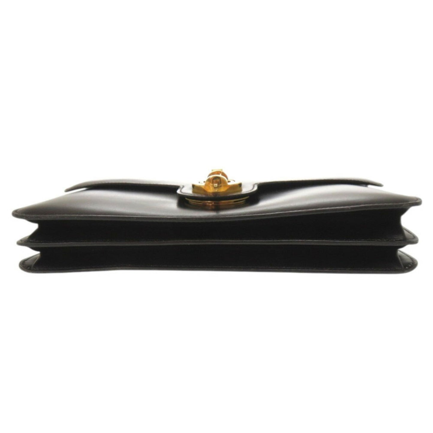 Hermes Leather Black Handbag 1126Hermes