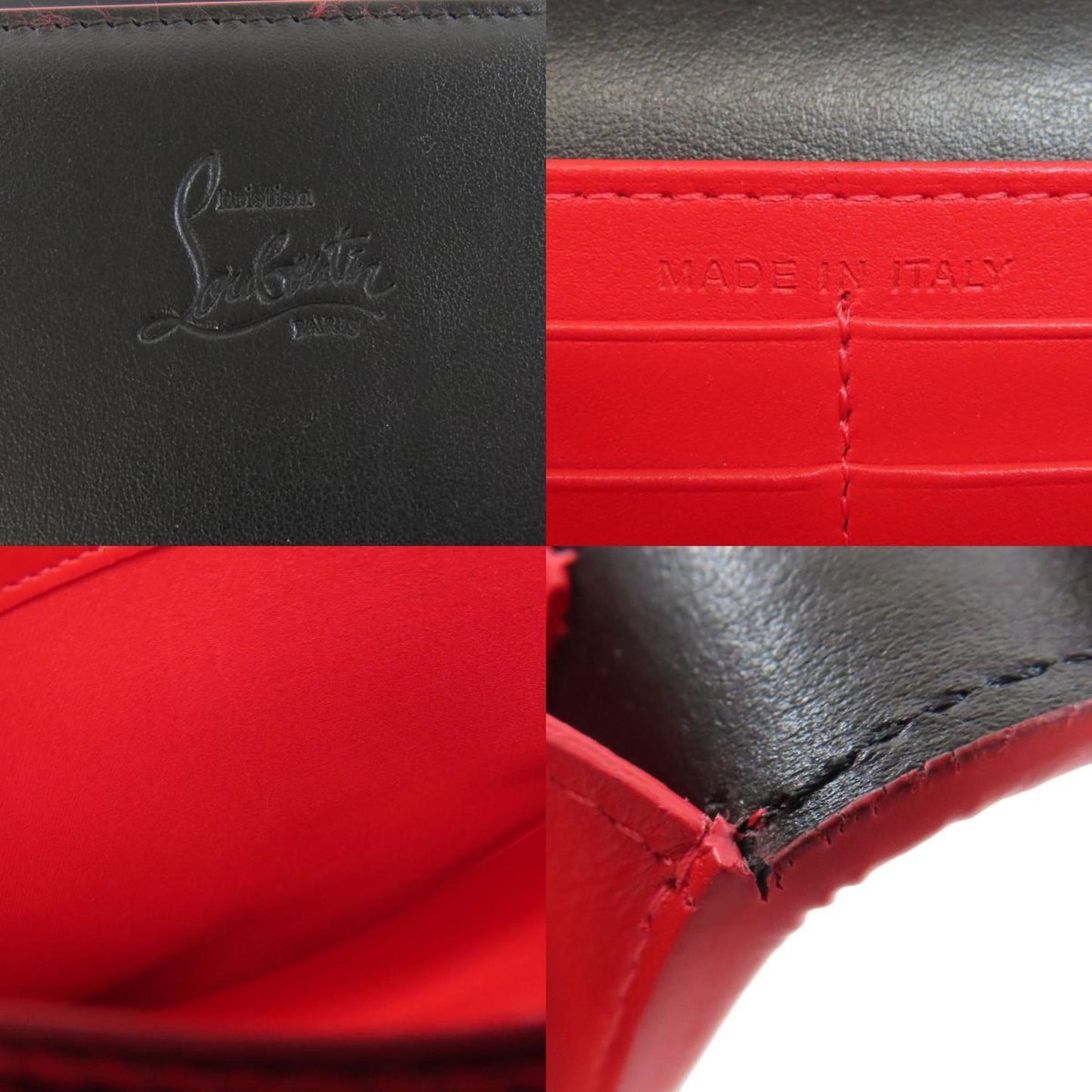 Christian Louboutin Studded Shoulder Bag Leather