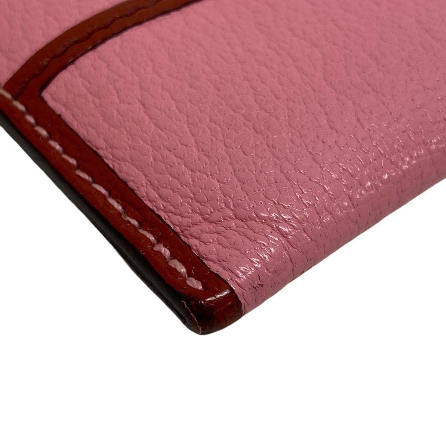 Hermes Paddock Chevre Misor Coin Case Pink