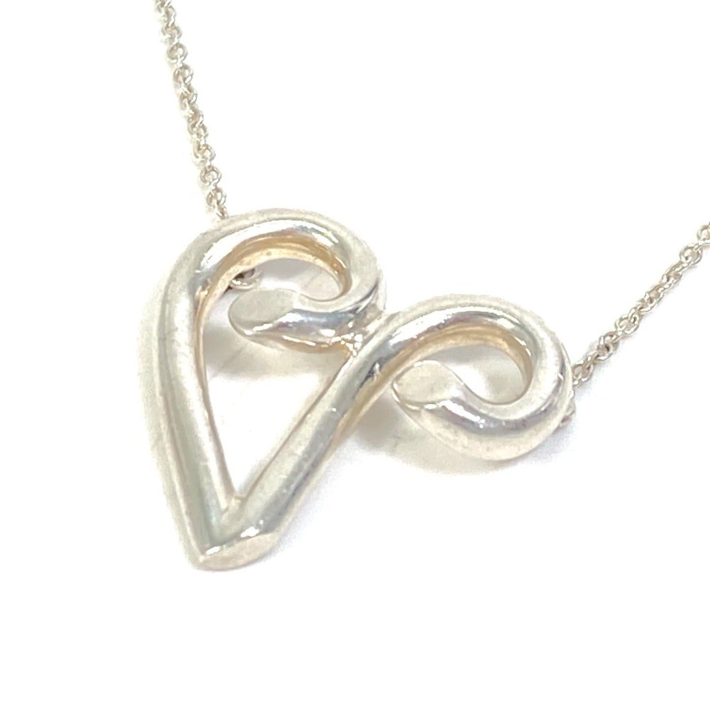 Tiffany&Co. Tiffany V Initial Paloma Picasso Accessory Pendant Necklace Sv925