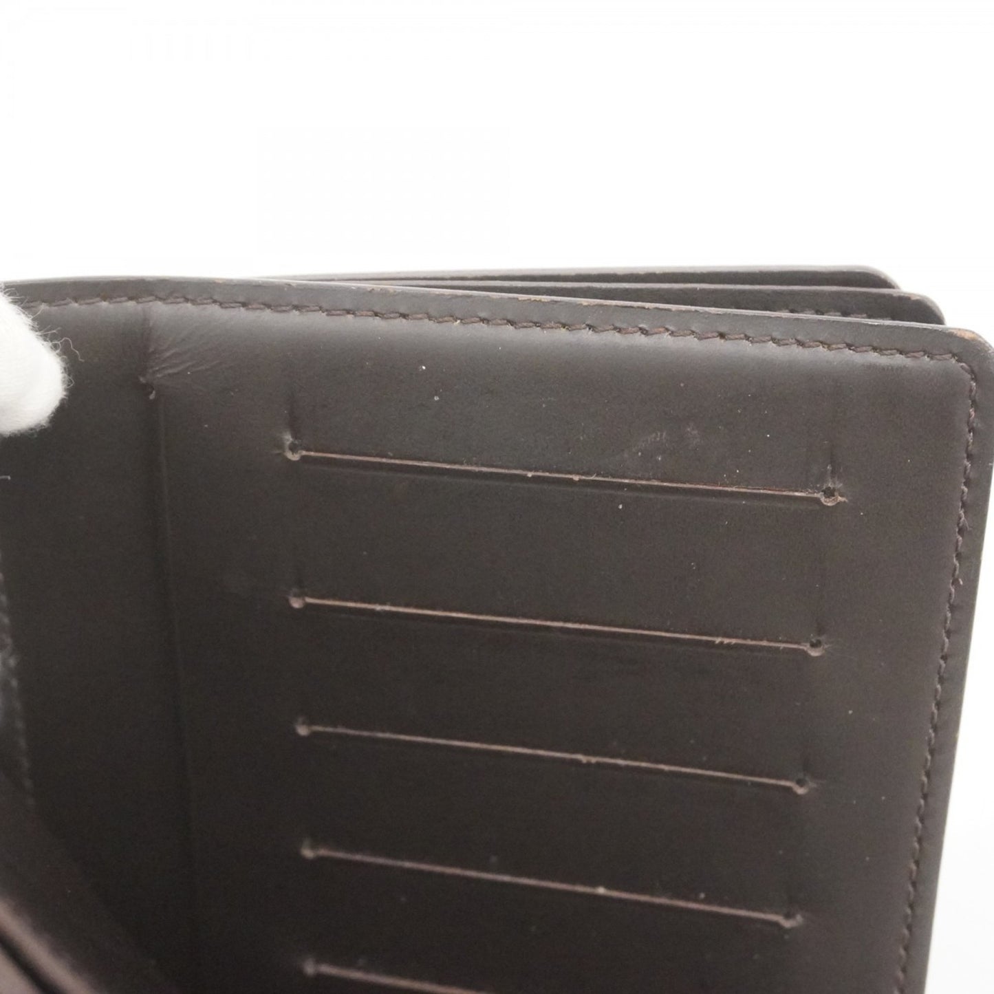 Louis Vuitton Monogram Glace Leather Hoist Long Wallet M66450 Cafe