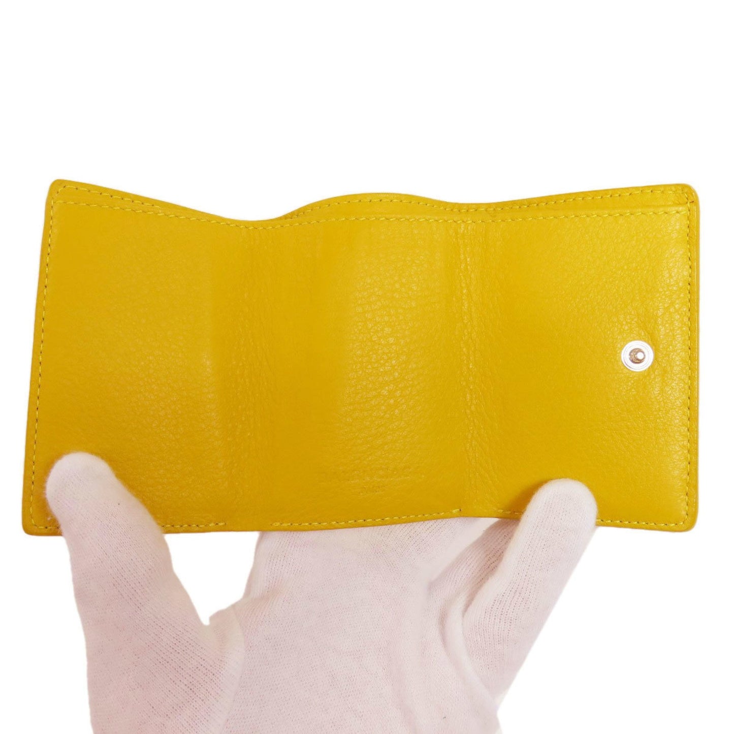 Balenciaga 391446 Paper Wallet Bi-Fold Leather