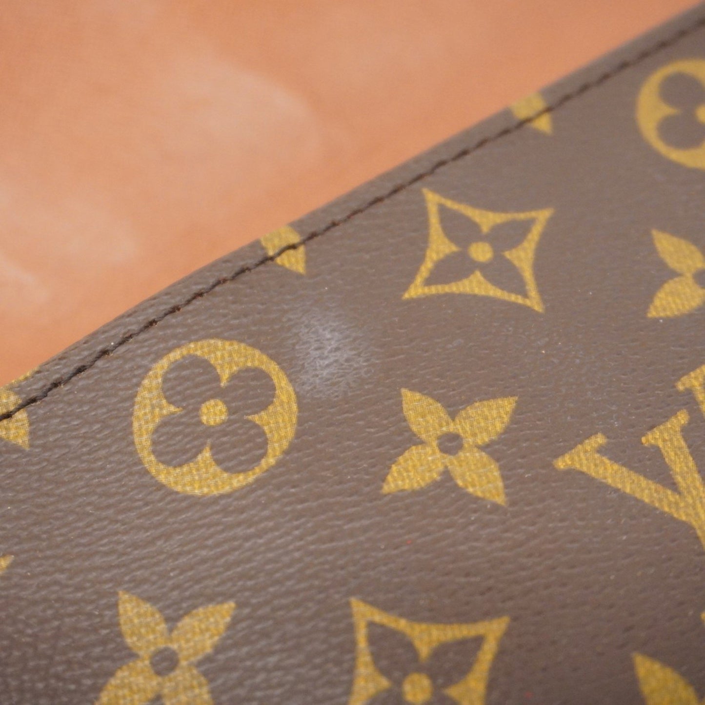 Louis Vuitton Monogram Chantilly Mm Shoulder Bag M51233 Brown