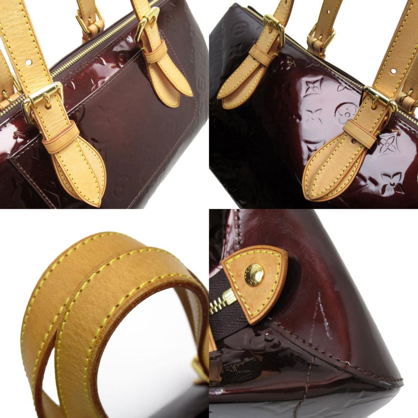 Louis Vuitton Louis Vuitton Handbag Monogram Vernis Rosewood Avenue Amarante