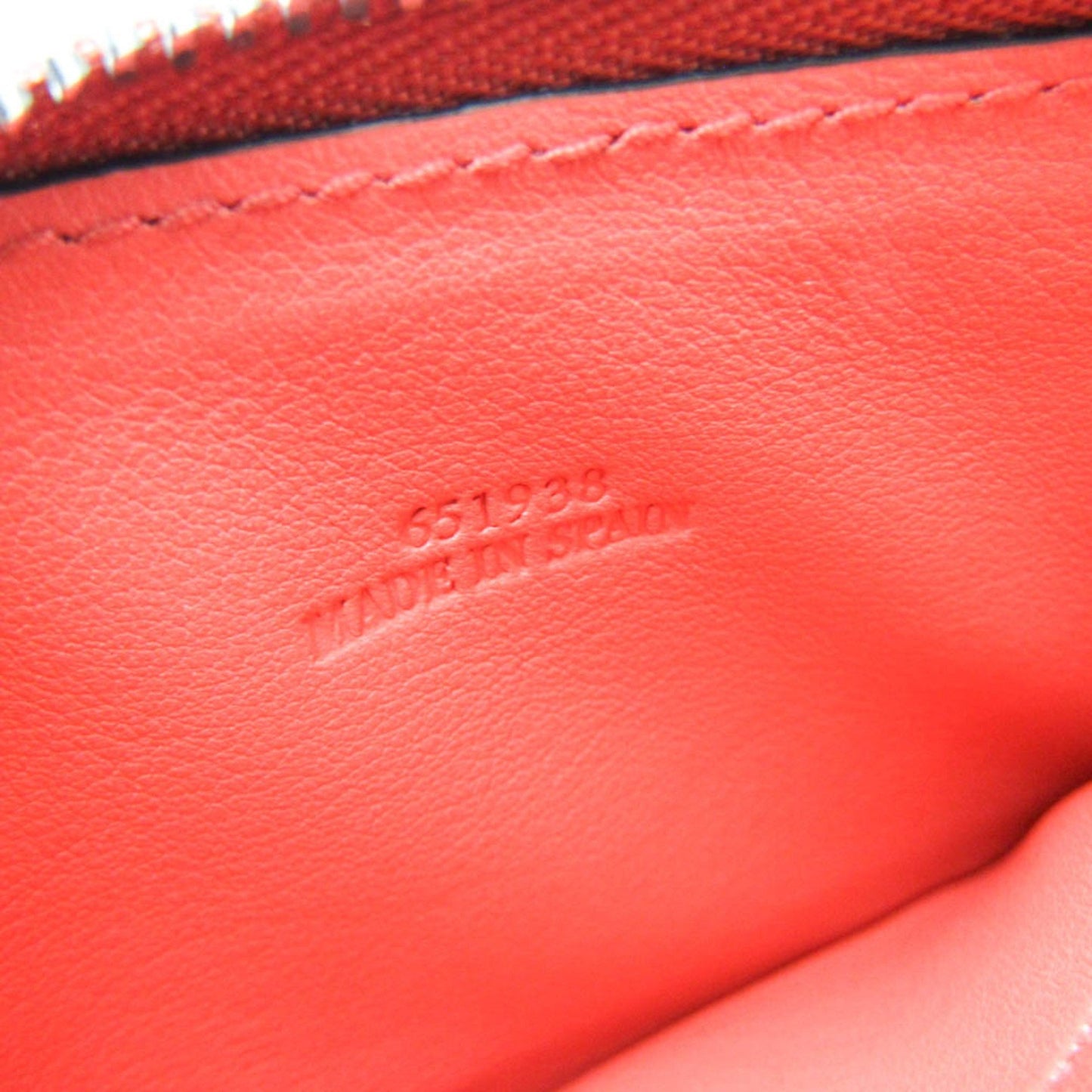 Loewe Anagram Fragment Case Leather Card Case Pink