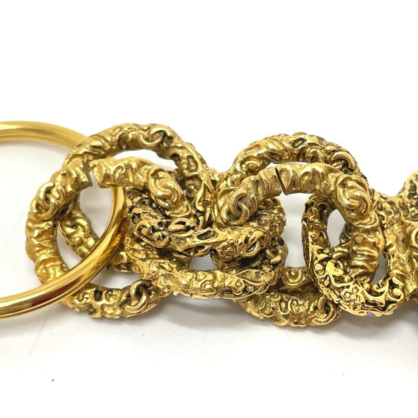 Chanel Coco Mark Vintage Charm 03A Key Ring