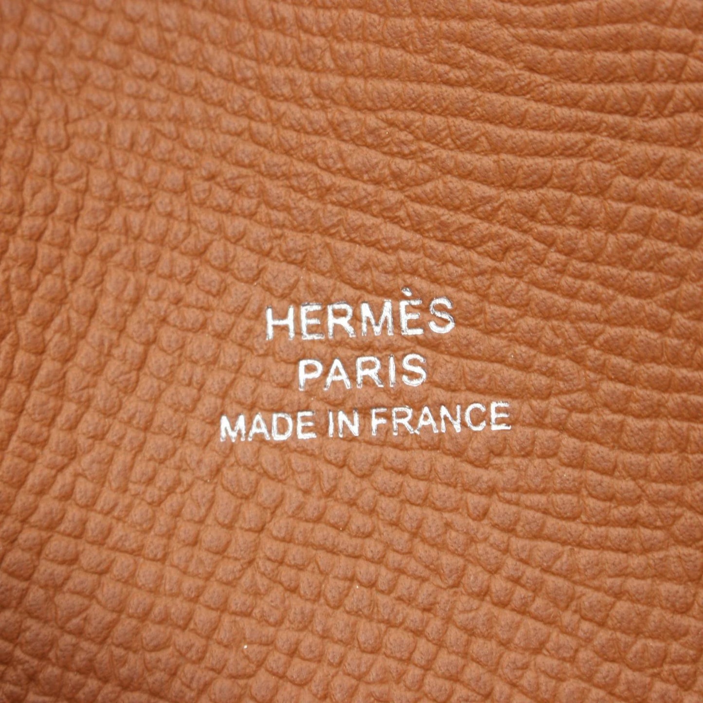Hermes Hermes Calvi Gold Wallet/Coin Case Wallet Epsom Leather