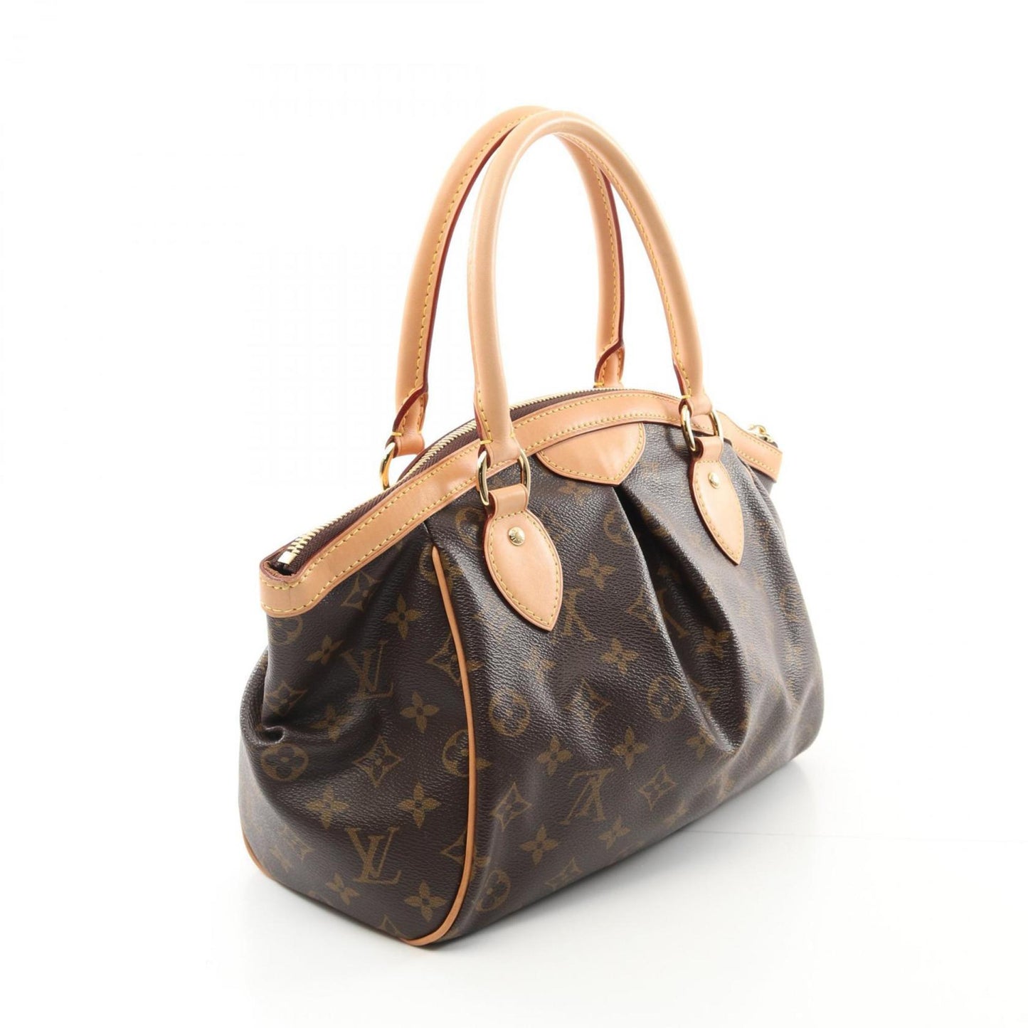 Louis Vuitton Tivoli Pm Handbag Coated Canvas Leather Monogram