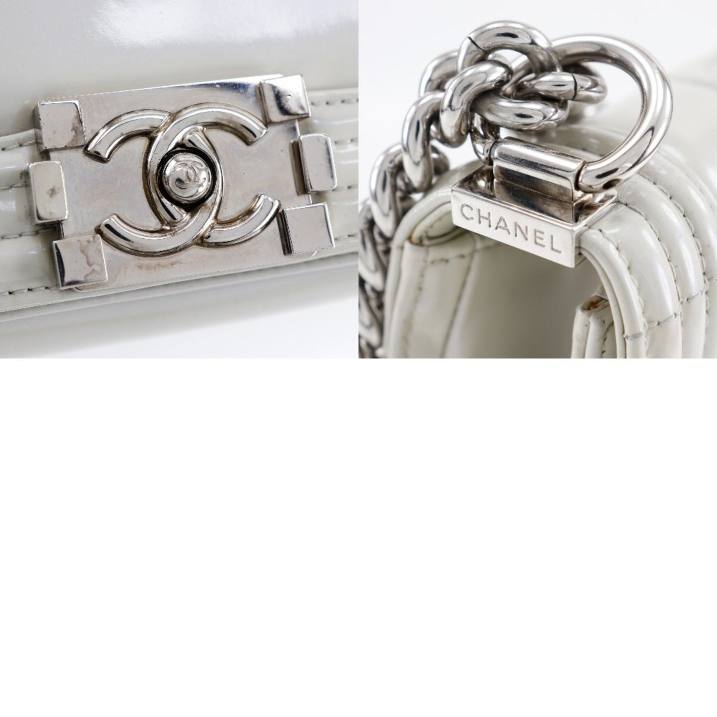 Chanel Chain Shoulder Bag Boy Chanel Enamel 2013 A5 Flap Chainshoulder