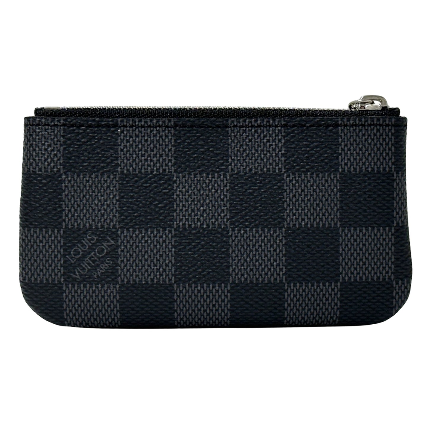 Louis Vuitton Damier Graphite Canvas Pochette Cle (Black/Grey) N60155