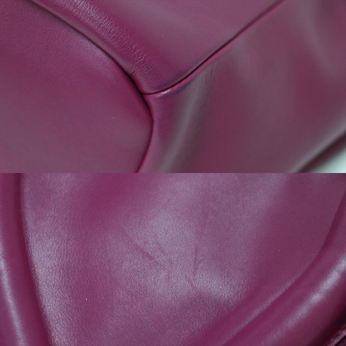 Bottega Veneta Purple Beak Handbag/Shoulder Bag In Leather