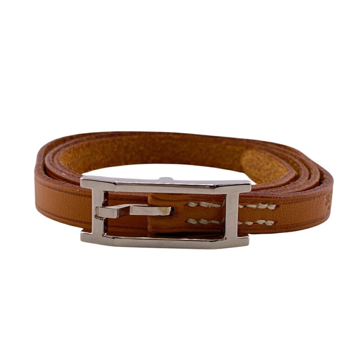 Hermes B-Api Double Tour 2000 Bangle Bracelet