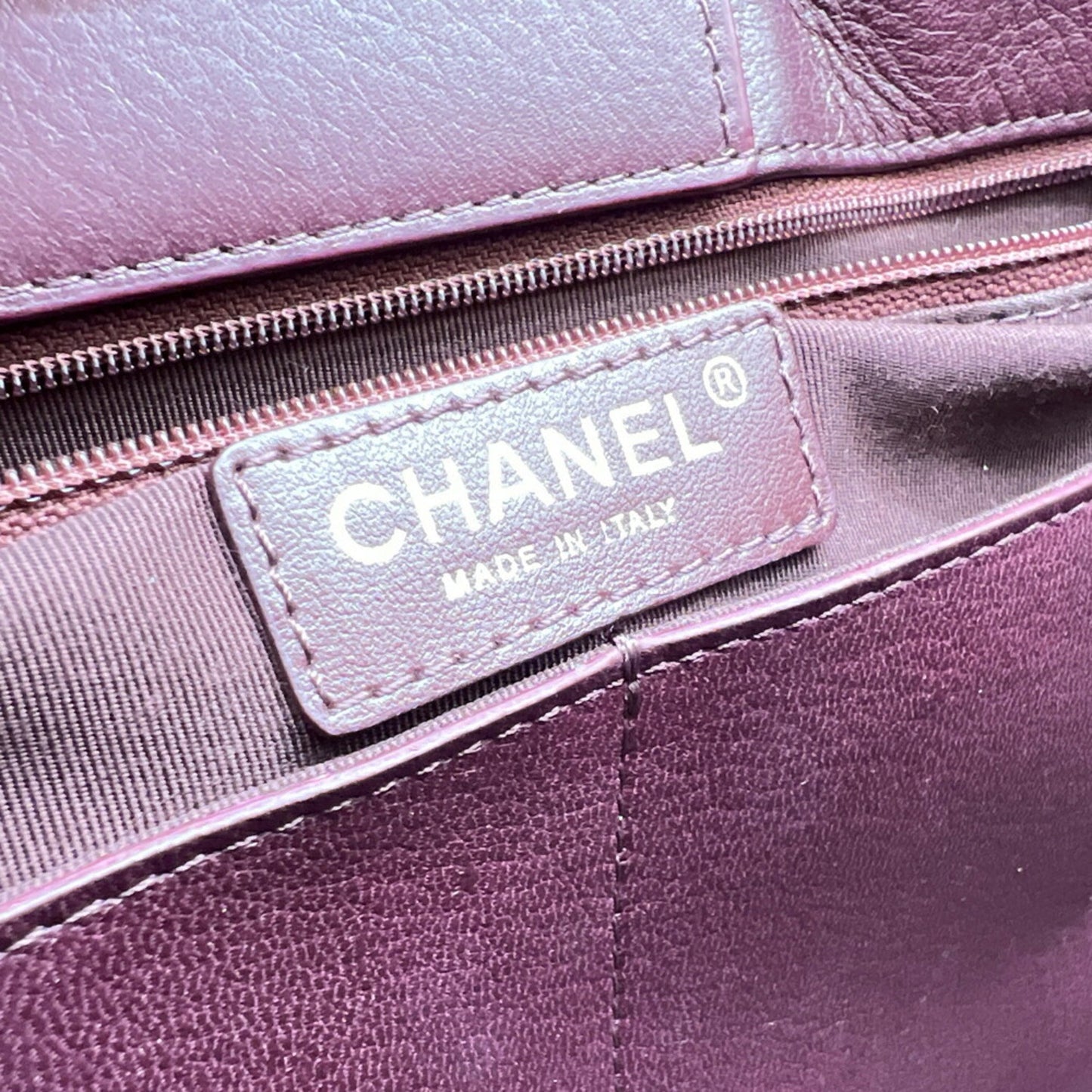 Chanel Chanel Shoulder Bag Matelasse Wine Red Tote Handbag Chain