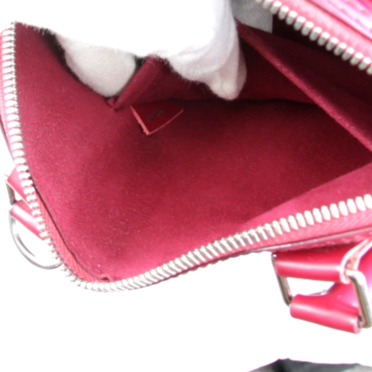 Louis Vuitton Alma Pm M40490 Shoulder Bag Epi Leather Fuchsia