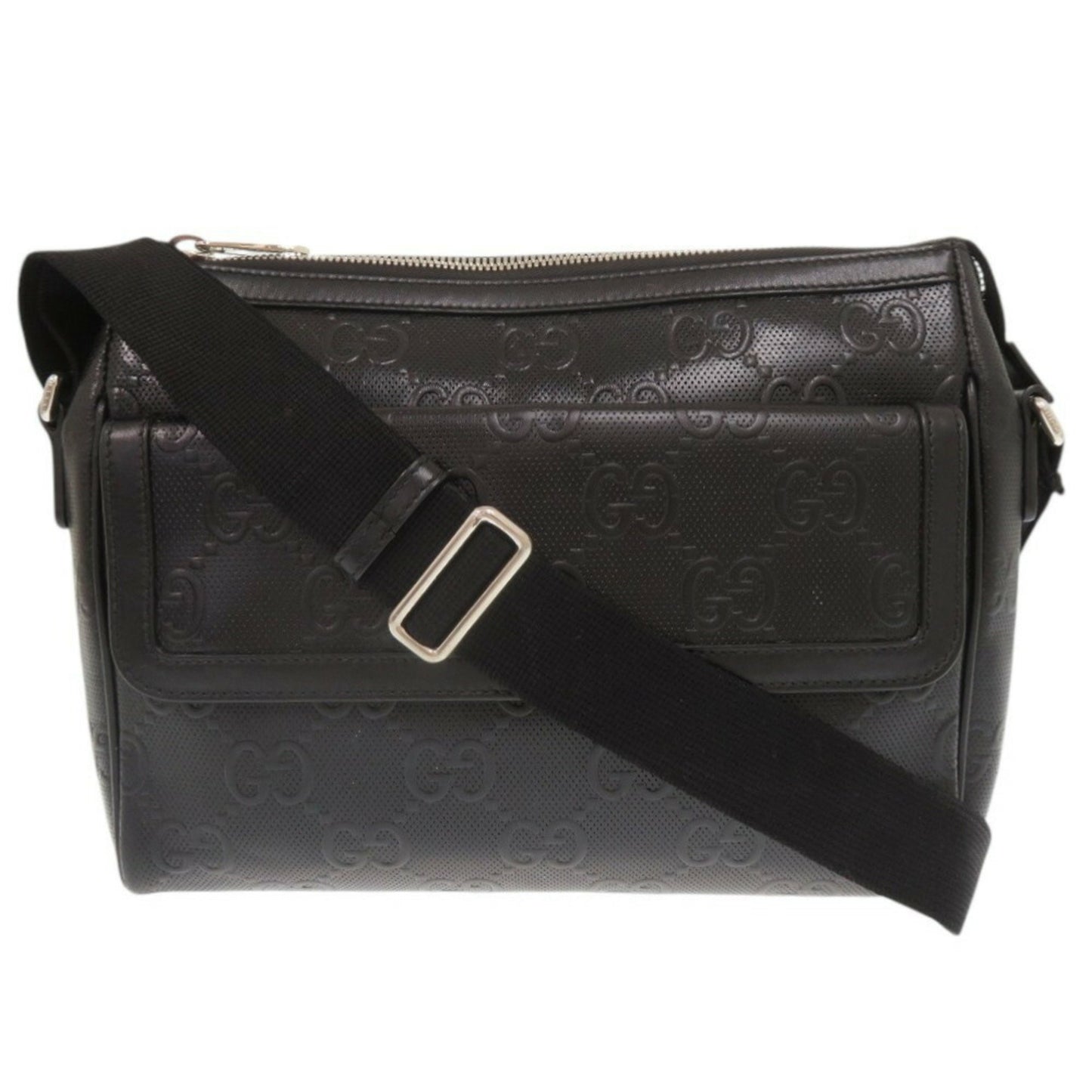Gucci Gg Embossed 658565 Black Bag Shoulder 1774Gucci