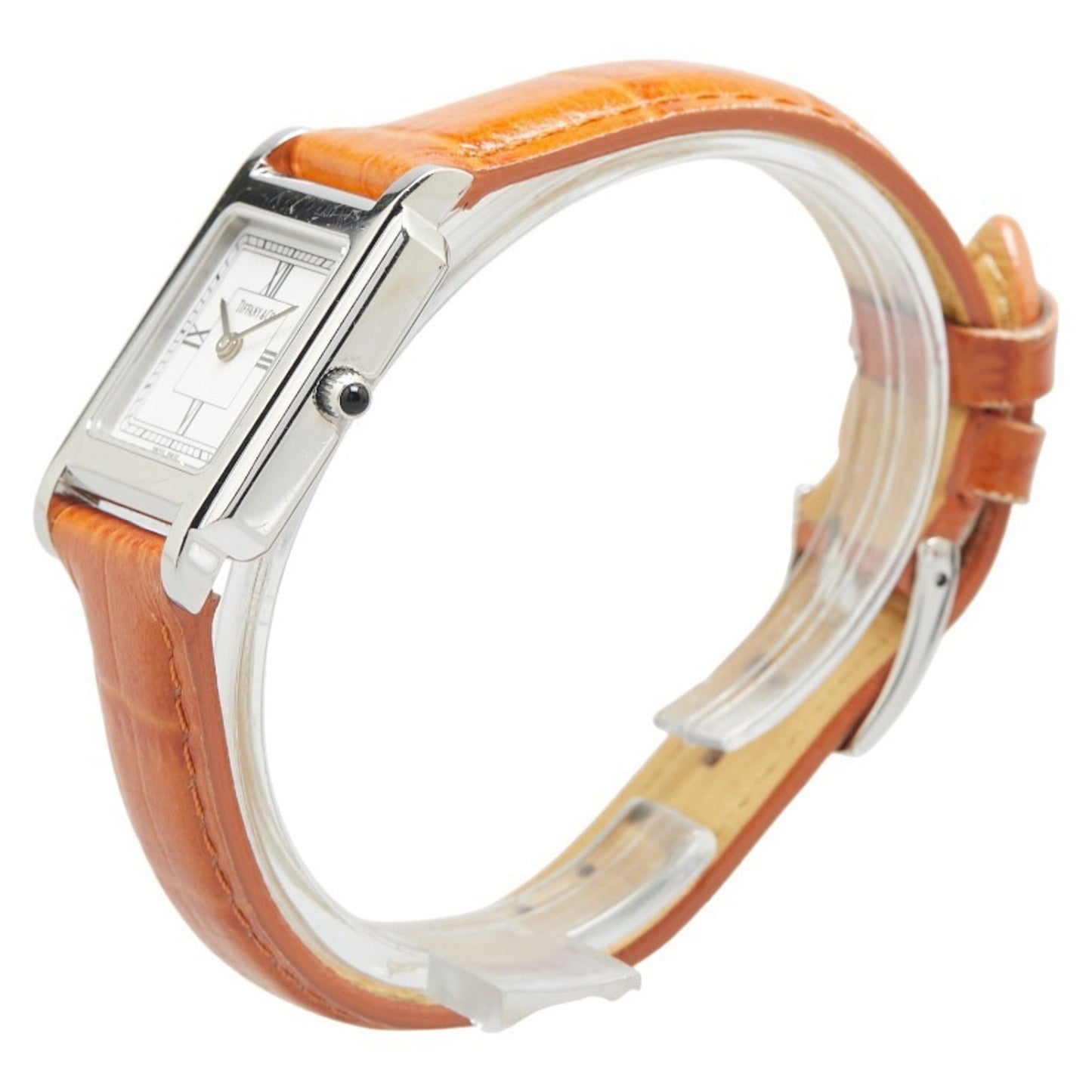 Tiffany Classic Strap (Non-Original) Quartz Watch With White Dial