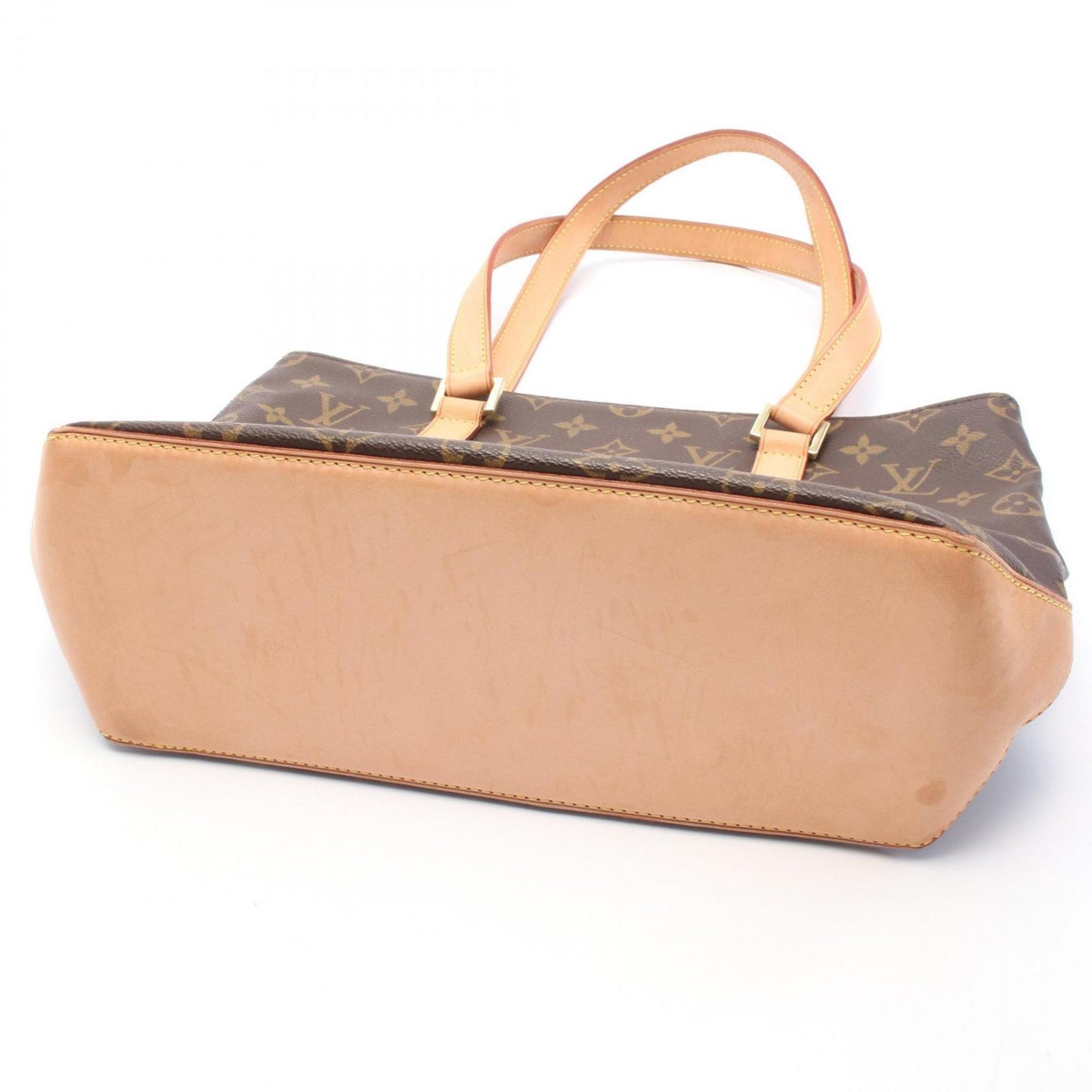 Louis Vuitton Cabas Piano Shoulder Bag Coated Canvas Leather Monogram