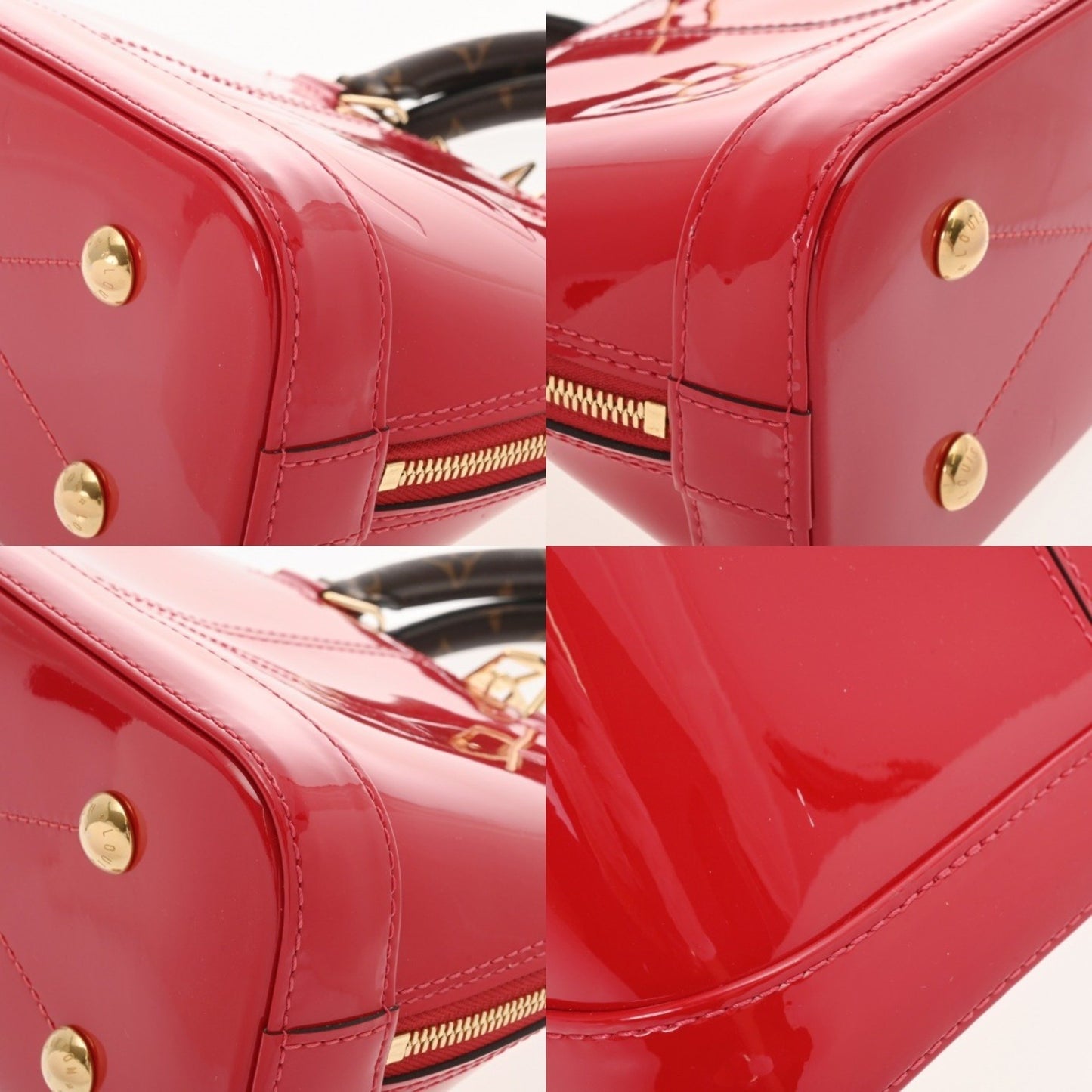 Louis Vuitton Louis Vuitton Alma Bb 2Way Scarlet M53152