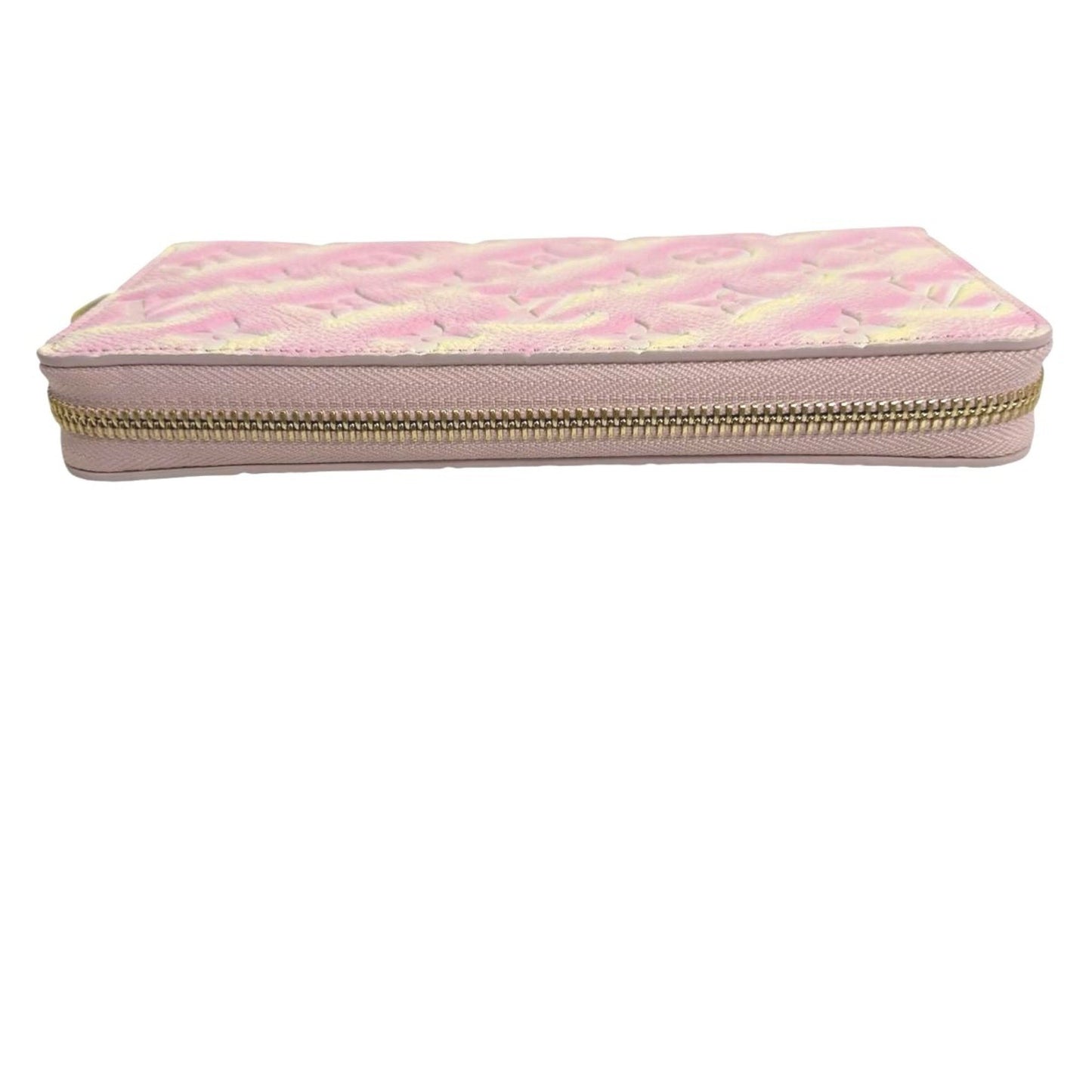Louis Vuitton Louis Vuitton Long Wallet Round Zipper Monogram Empreinte Zippy M81299 Pink