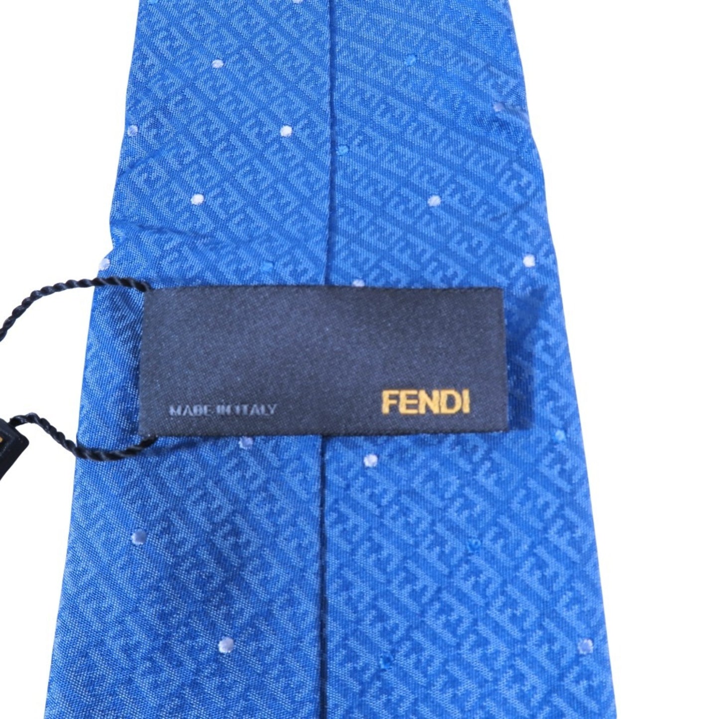 Fendi Men'S Silk Tie With Ff Logo