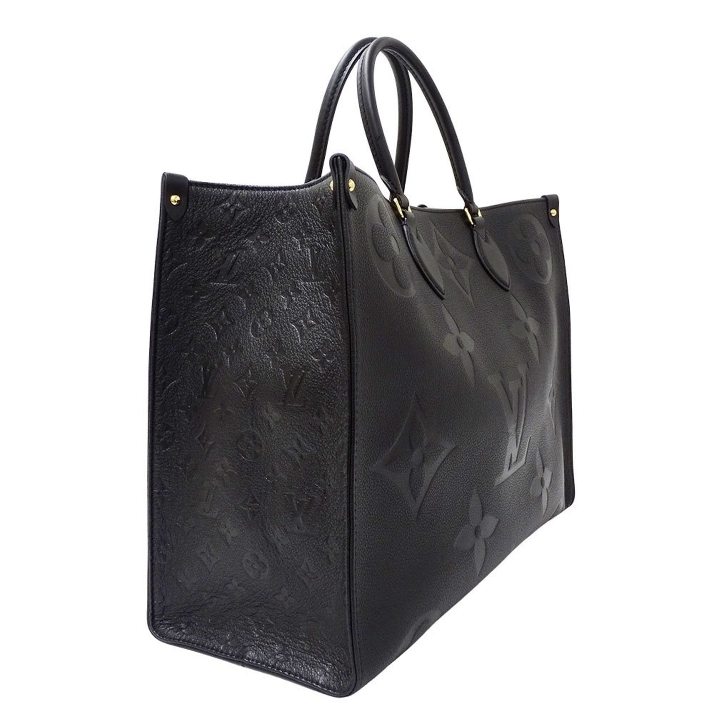 Louis Vuitton Monogram Empreinte On The Go Gm Tote Bag In Black